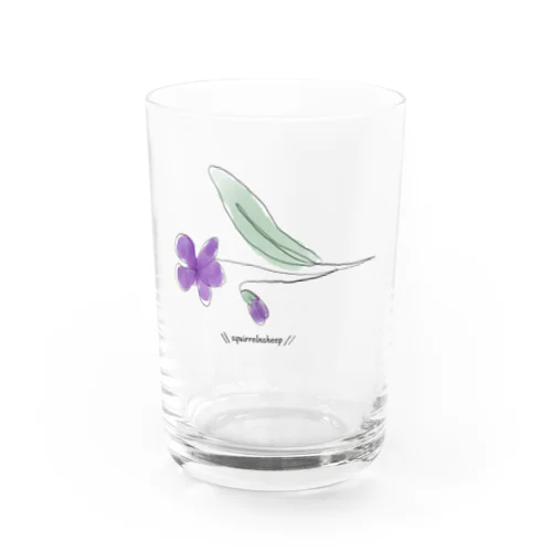 すみれいちりん Water Glass