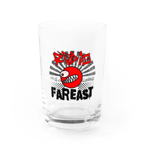 Radio Far East Water Glass