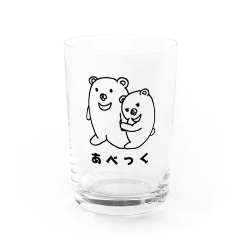 しんぷるくま  あべっく Water Glass