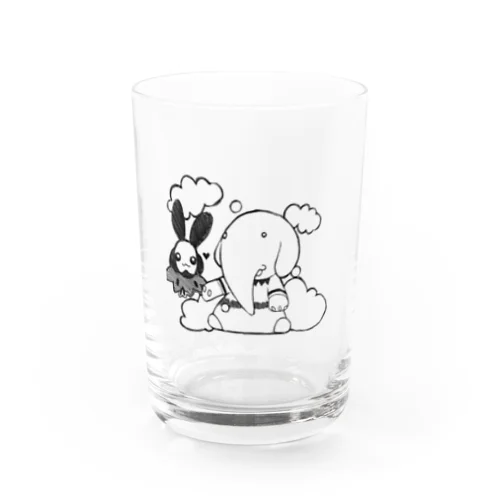 ぱおんくんとうさはねちゃん。 Water Glass