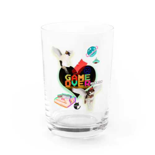 GAME OVER-ハート型 Water Glass