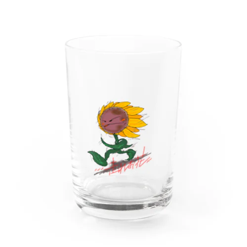 「走れお花」 Water Glass