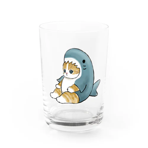 サメにゃん Water Glass