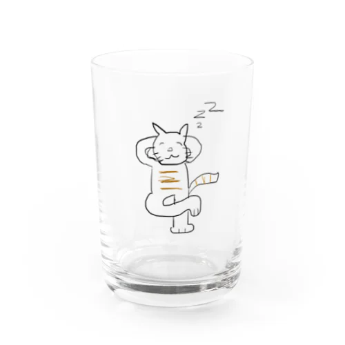 ネコろぶ猫 Water Glass