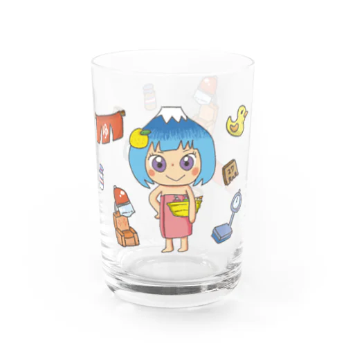 ふじやまゆず子◎グラス Water Glass