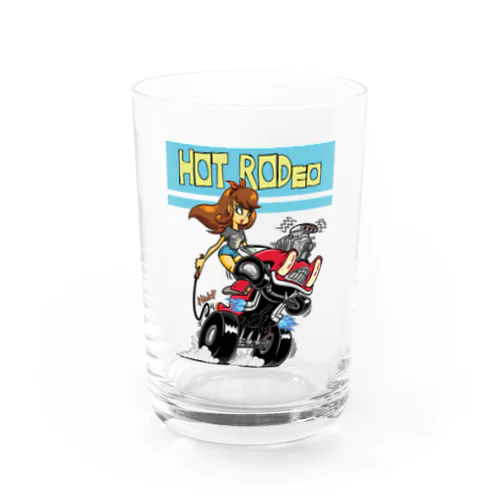 “HOT RODeo” Water Glass