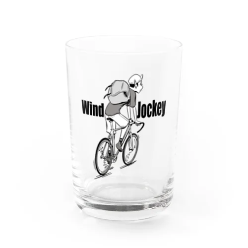 "Wind Jockey" Water Glass