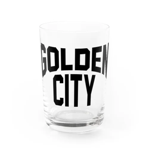 Golden City Water Glass