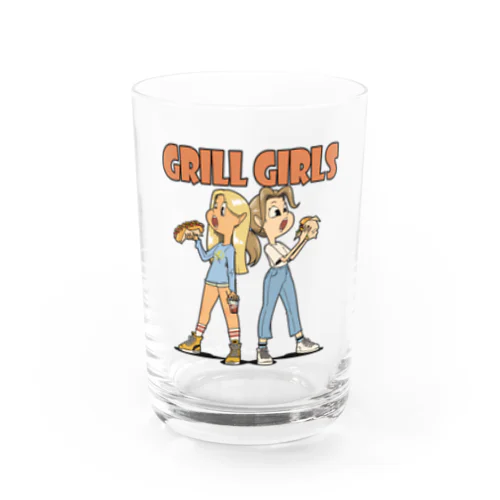 "grill girls" Water Glass