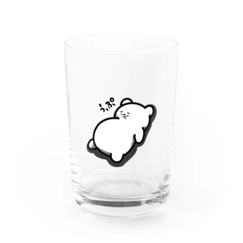 シロクマさんお腹いっぱい Water Glass