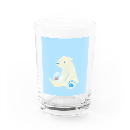 夏のしろくま02 Water Glass