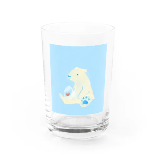 夏のしろくま02 Water Glass