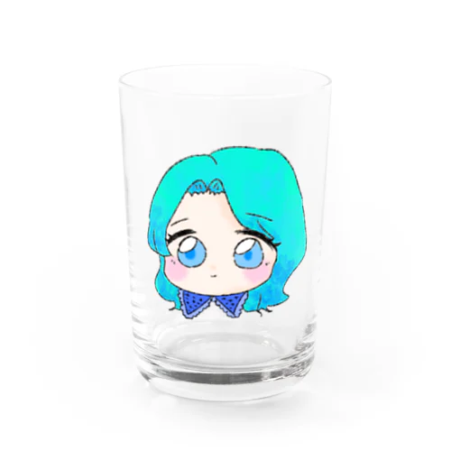 つやつや女の子 Water Glass