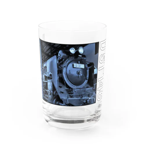 テンダー式蒸気機関車 D51146 （ブルートーン） Water Glass