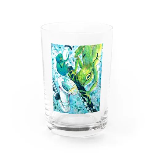 カエルとアルトクラリネット Water Glass