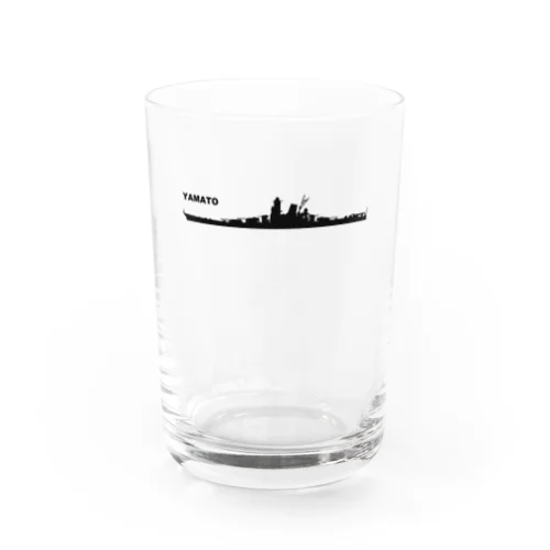 軍艦　大和（黒） Water Glass