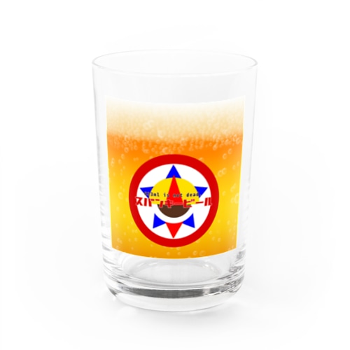 スパンキービール Water Glass