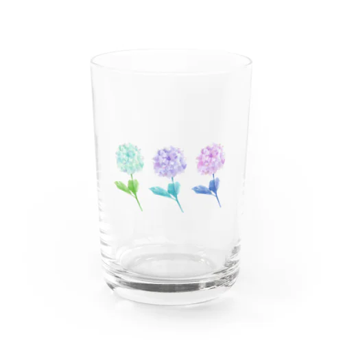 紫陽花グラス Water Glass