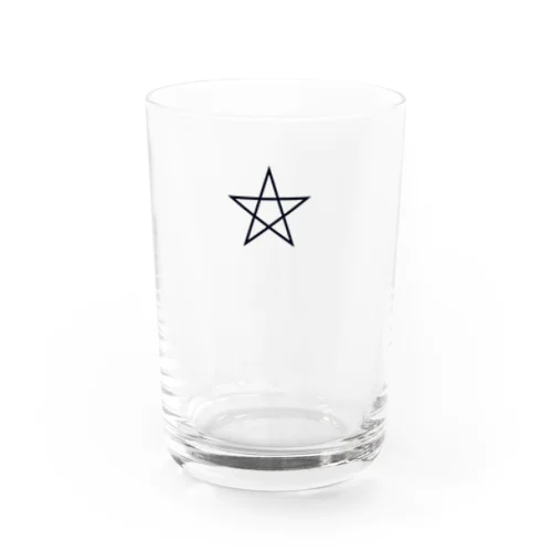 五芒星　檳榔子黒 Water Glass