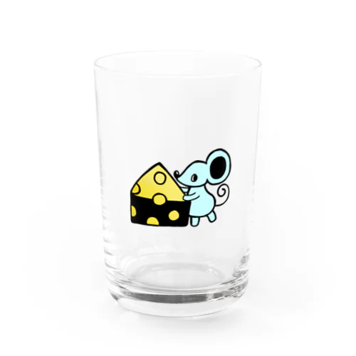 ネズミとチーズ Water Glass