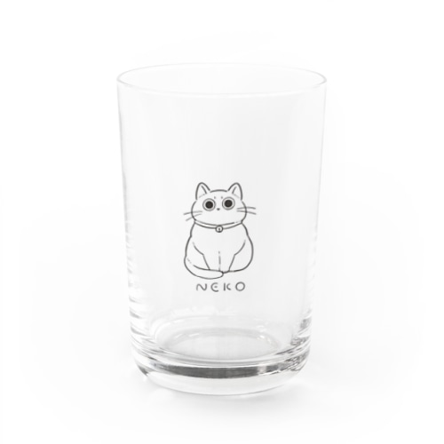 にゃんこ大佐グッズ Water Glass