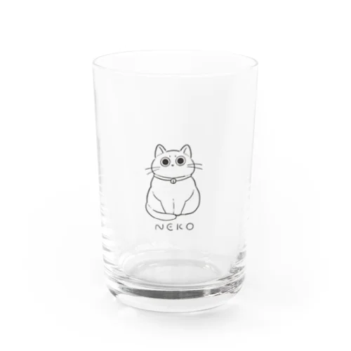 にゃんこ大佐グッズ Water Glass