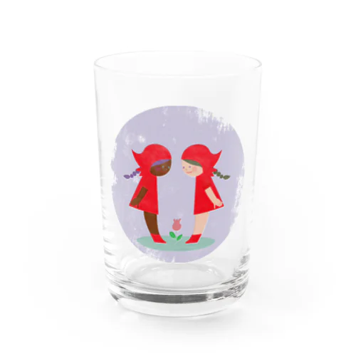 赤い頭巾のあかずきん Water Glass