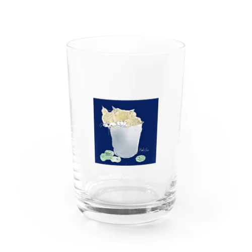 バケツねこ Water Glass