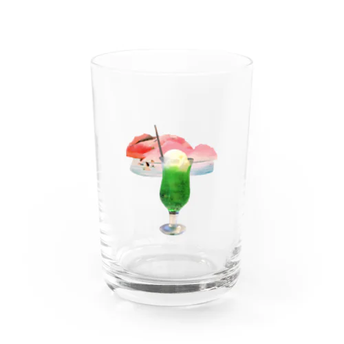 クリームソーダB Water Glass