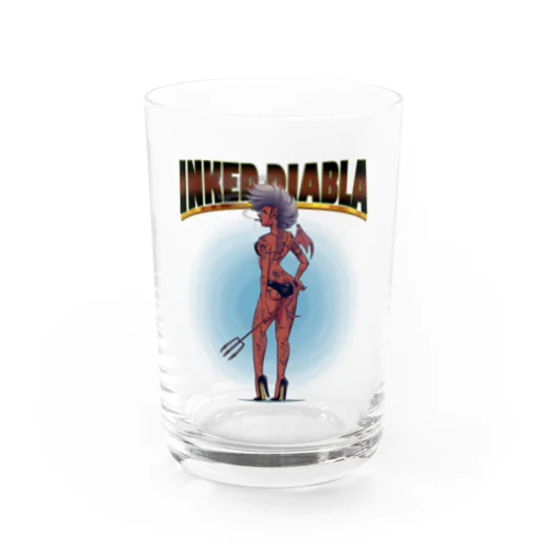 "INKED DIABLA" Water Glass