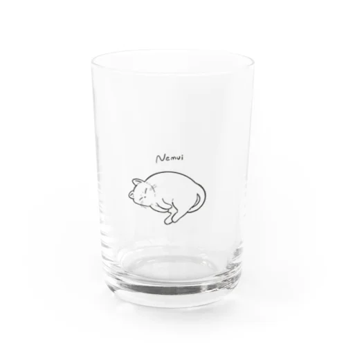 ねむねむにゃんこ大佐 Water Glass