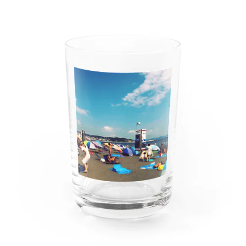 夏の砂浜 Water Glass