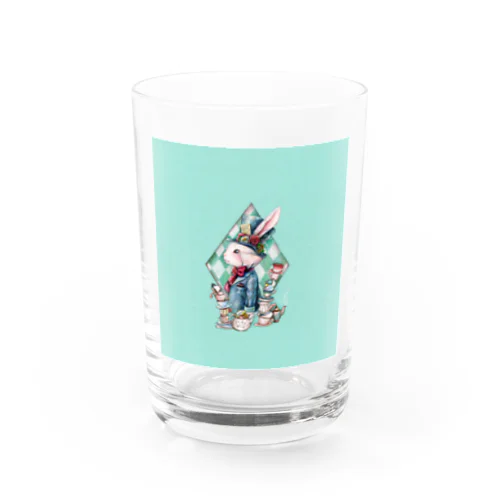 不思議な国のうさぎ Water Glass