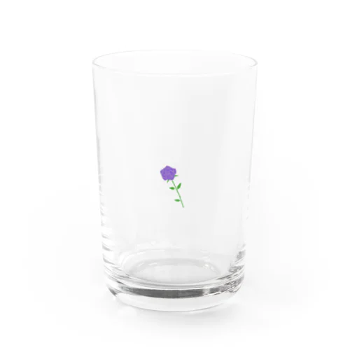 紫の薔薇 First encounter Water Glass