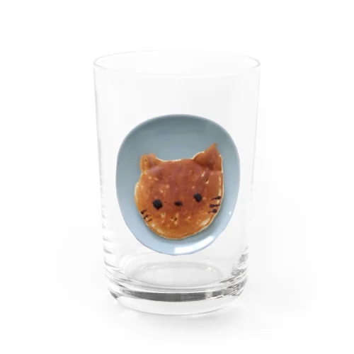 ねこのホットケーキ Water Glass