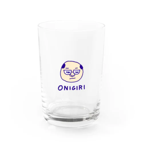 おにぎりめがね君 Water Glass