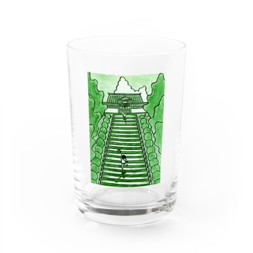 シロと歩けば 夏 Water Glass