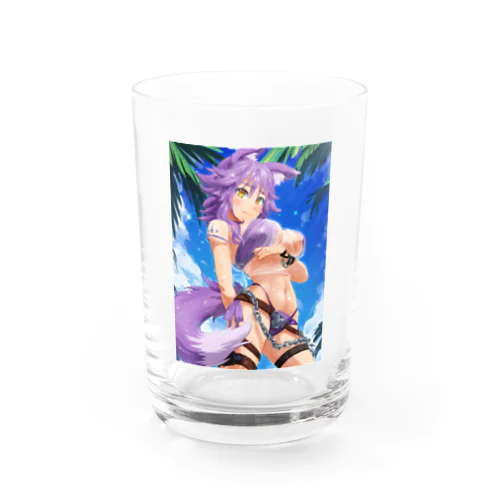 Princess Connect: Swimsuit Makoto Water Glass