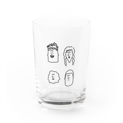 四つ子さん Water Glass