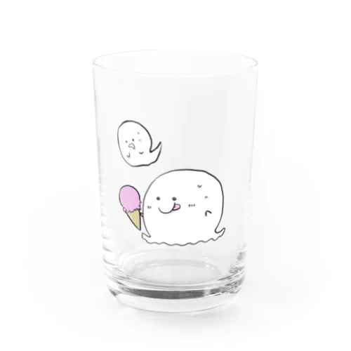 アイス おばけ Water Glass