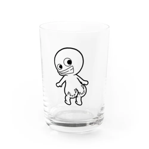 プリケツ君 Water Glass