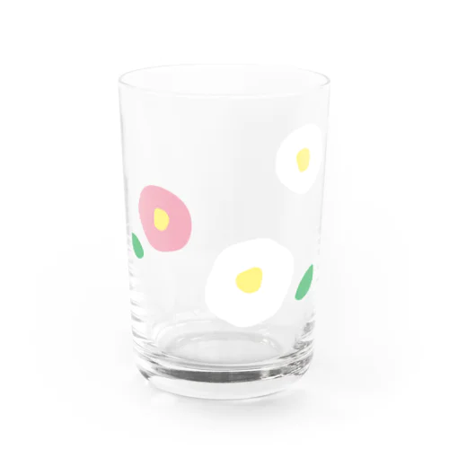 椿（白/ピンク） Water Glass