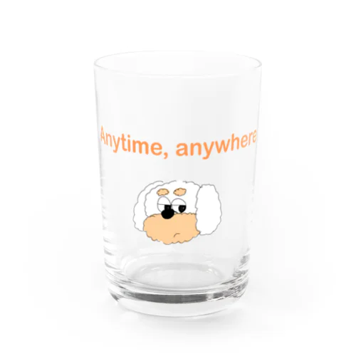 生意気なイヌ　Cheeky dog Water Glass