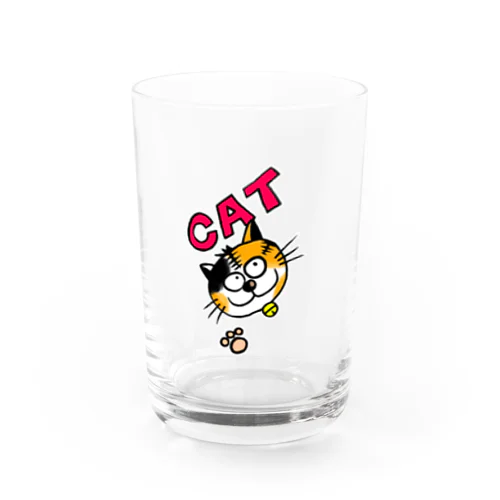 CATよろしく Water Glass