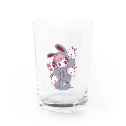 ウサギパーカー子ちゃん Water Glass