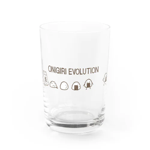 おにぎり進化論 グラス