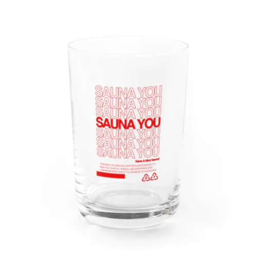 SAUNA YOU! Water Glass