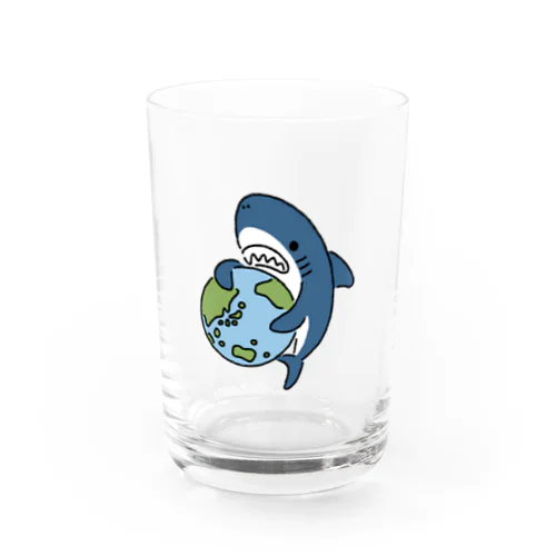 地球にやさしいサメ Water Glass