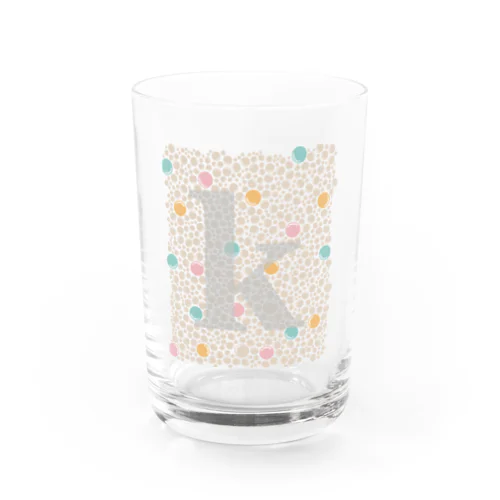 イニシャルk Water Glass