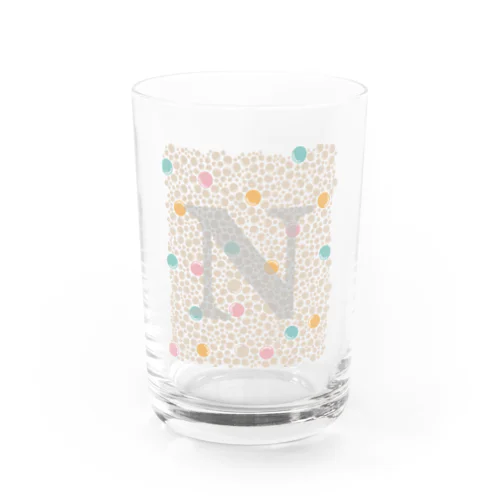 イニシャルN Water Glass